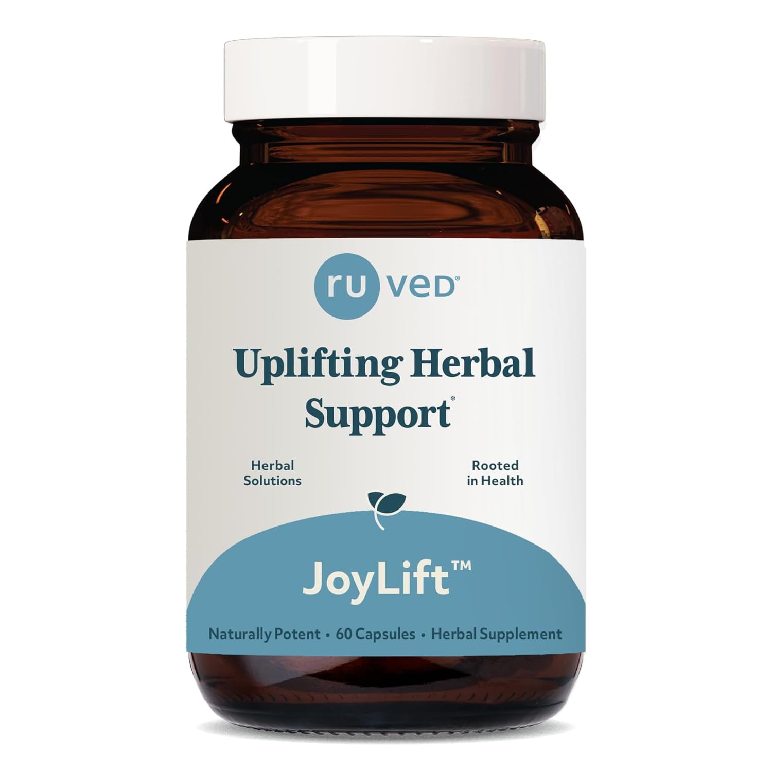 R-U VED JoyLift Saffron and Ashwagandha Supplements Uplifting Formula for Women and Men Herbal Support for Adults Capsules 1 Count