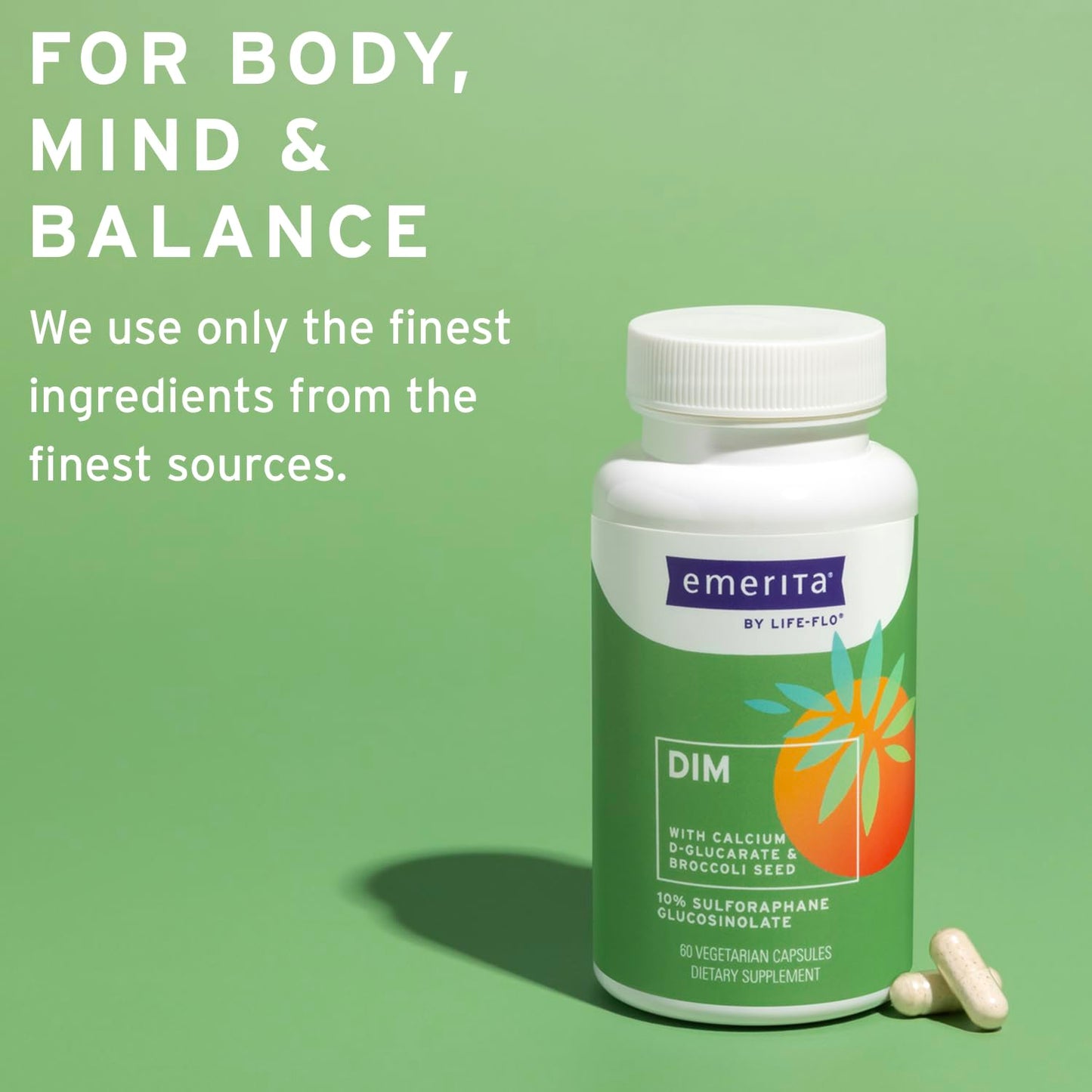 Emerita DIM Supplement Capsule, 60 Count