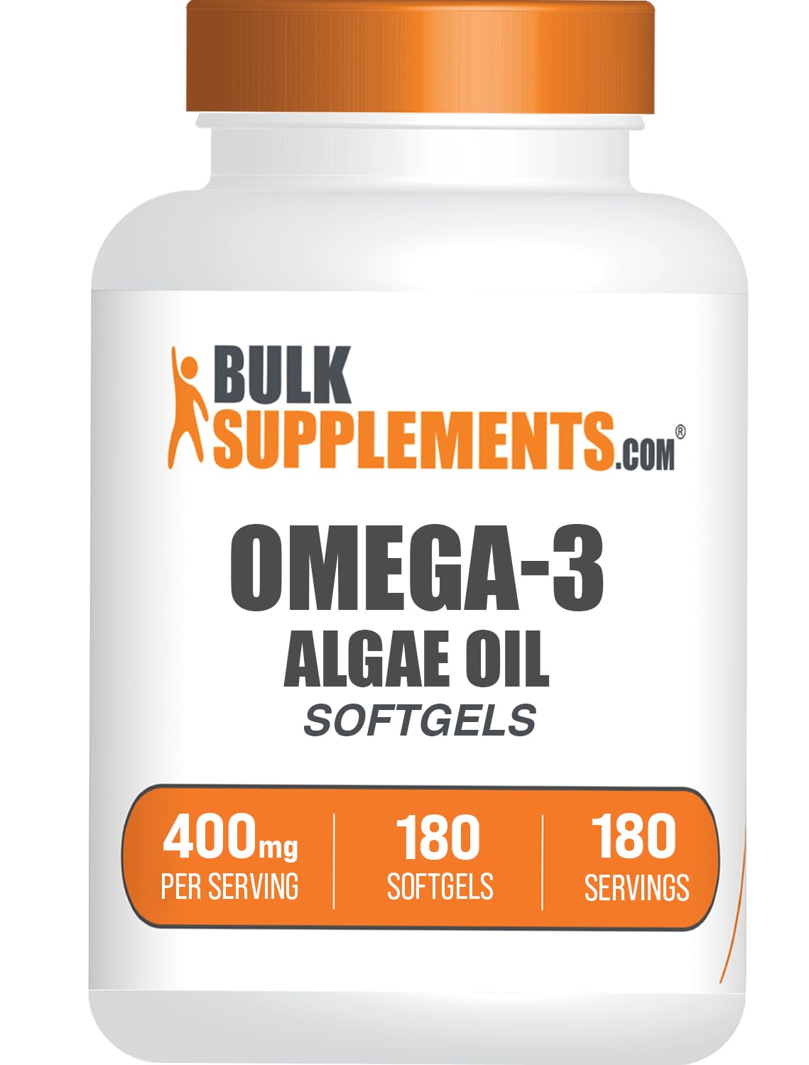 BulkSupplements Omega-3 Softgels 180 Count