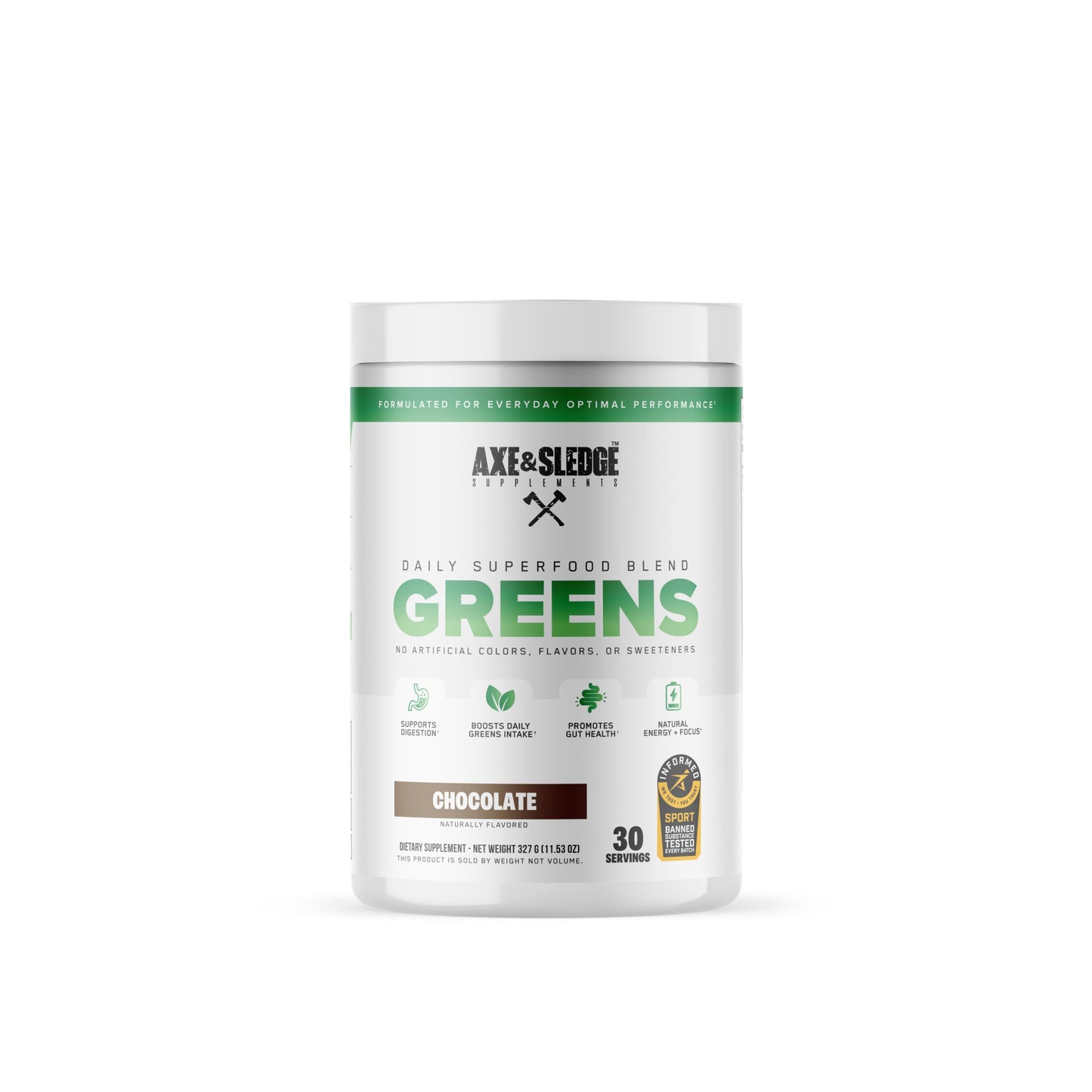 Axe & Sledge Super Greens and Reds Powder, 11.53 Ounce