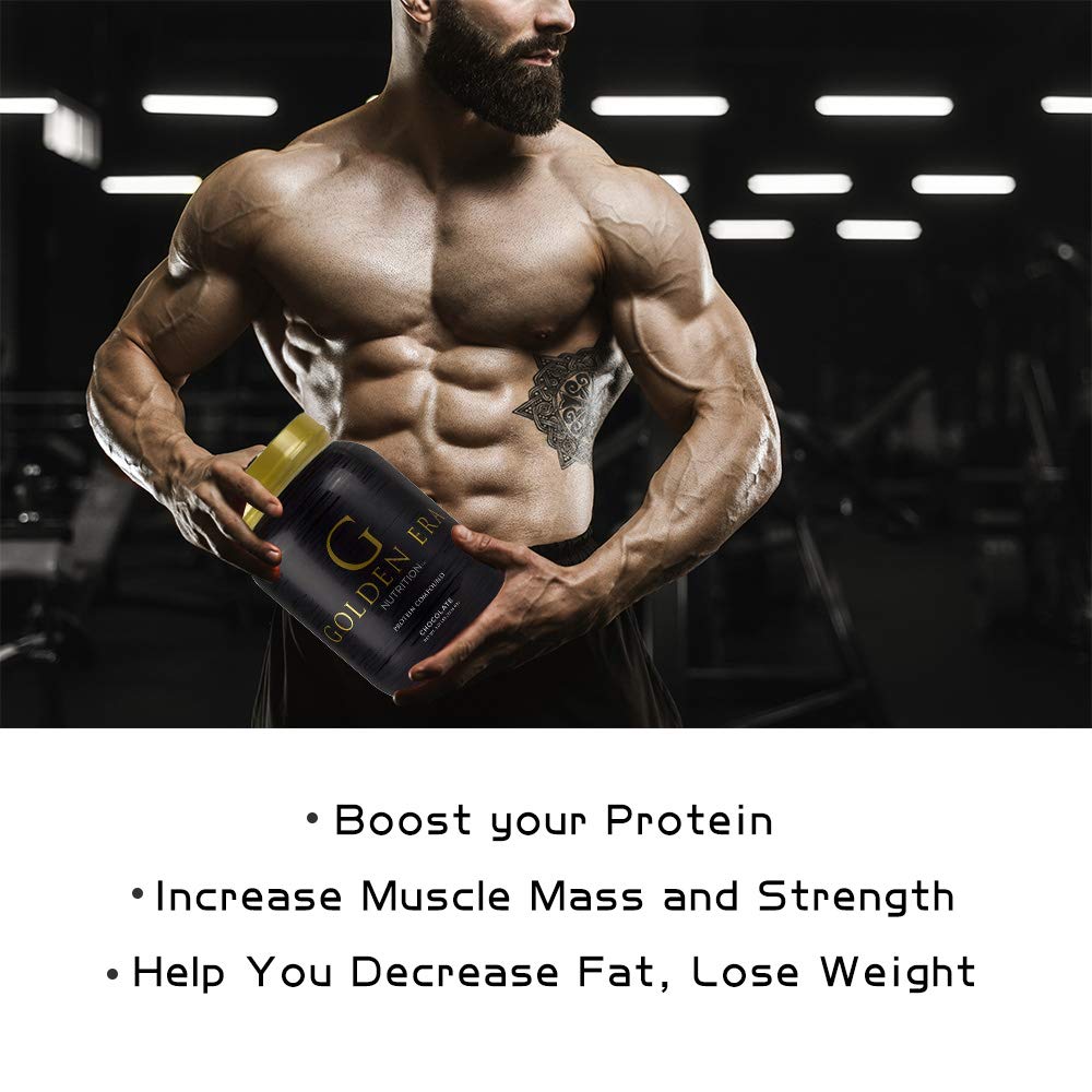 Golden Era Nutrition Whey Protein Compound Powder Chocolate Flavor Gluten-Free 32.16 oz
