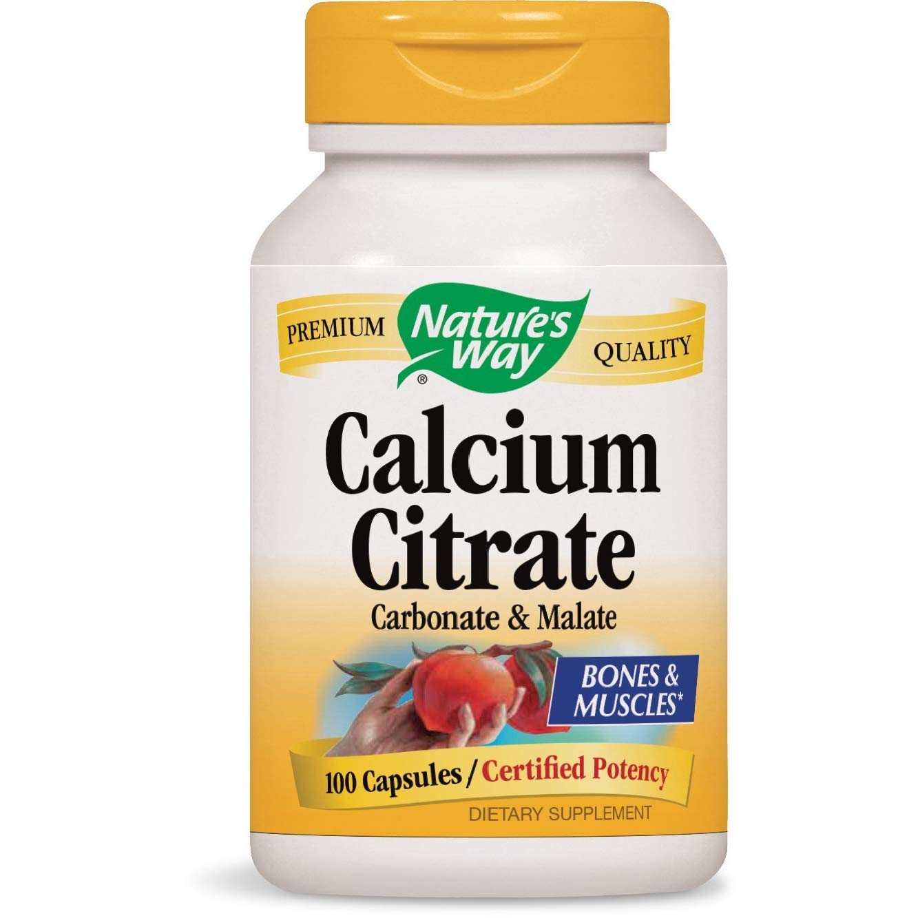Nature's Way Calcium Citrate Capsules, 100 Capsules
