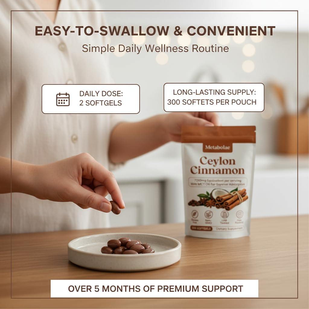 Beon Health Metabolae Ceylon Cinnamon Softgels 300