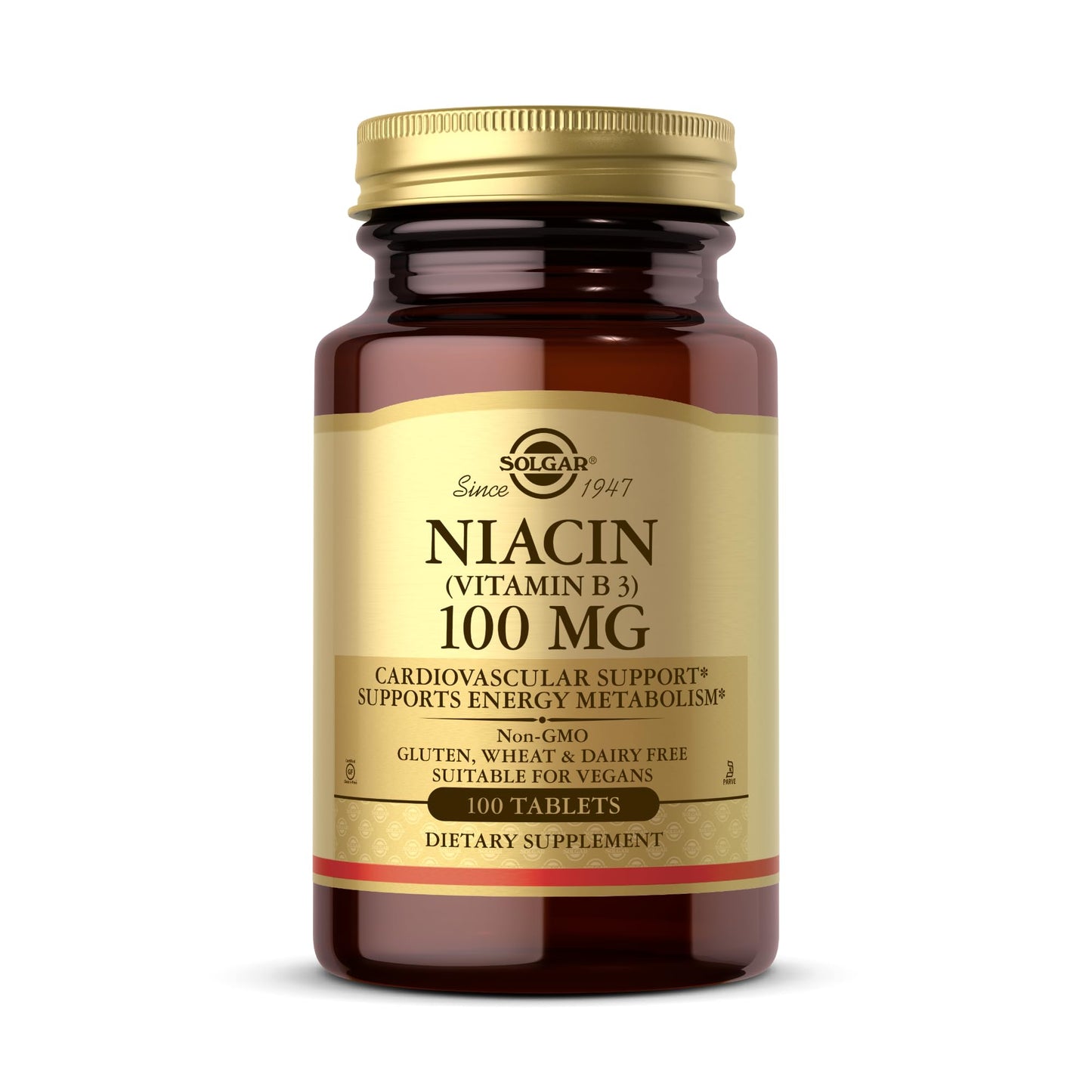 Solgar Niacin 100mg Tablet, 100 Tablets
