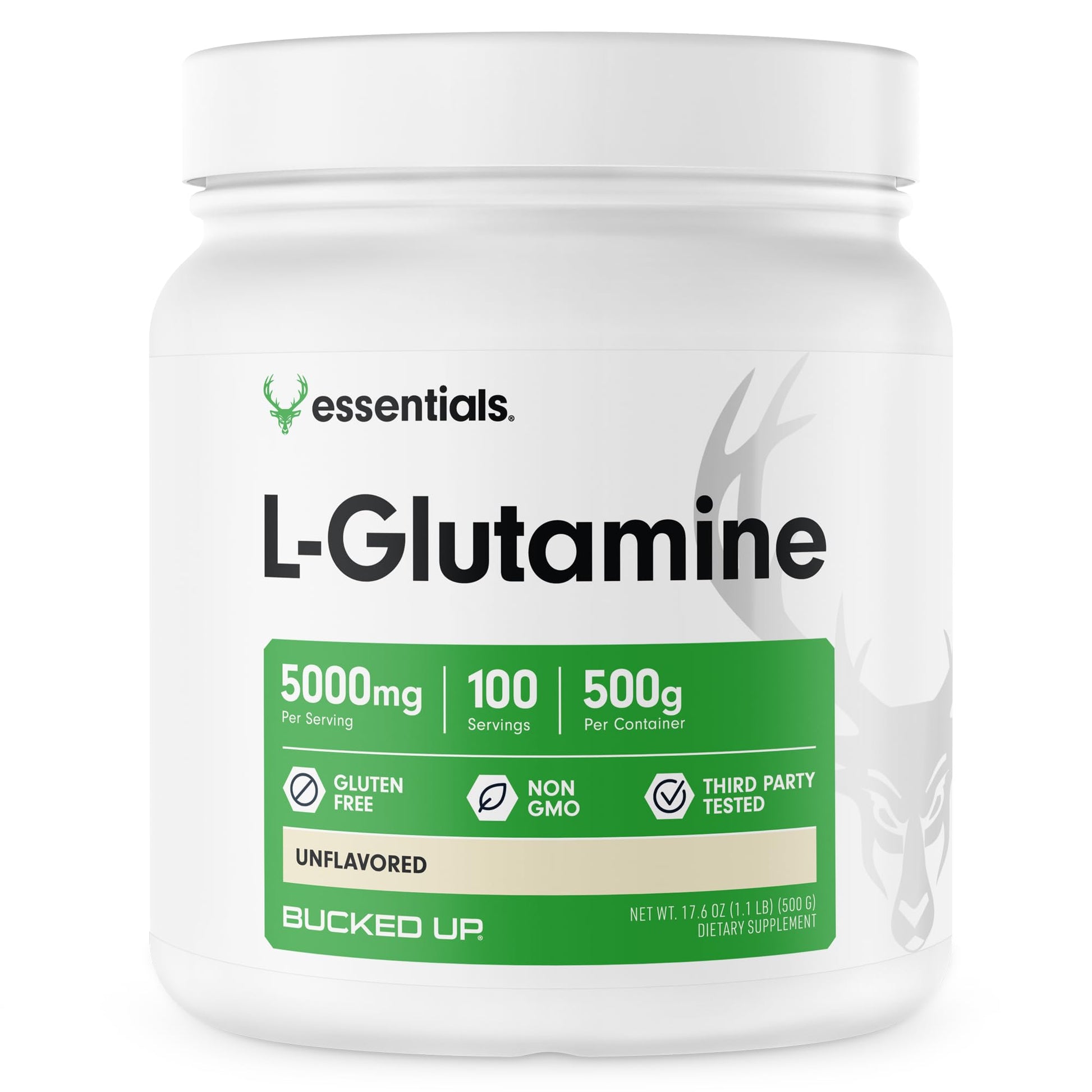 Bucked Up L-Glutamine Powder 17.6 oz