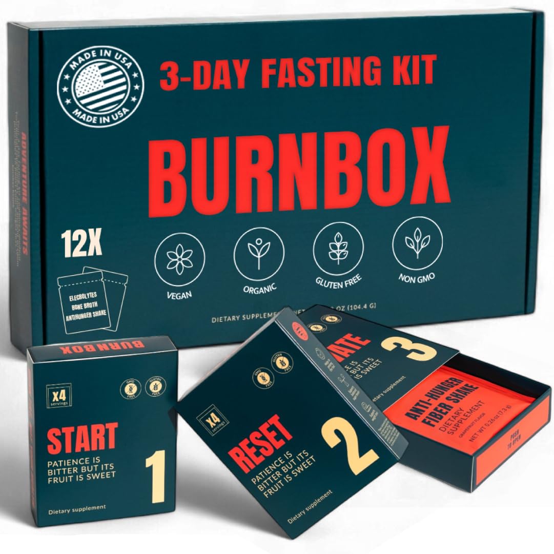 BURNBOX 3 Day Fasting Kit Powder 3.84 oz