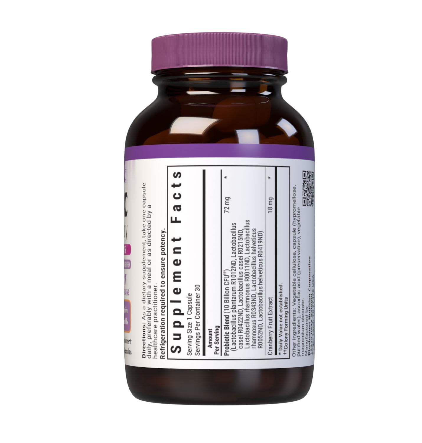 BlueBonnet Ladies' Probiotic and Cranberry 30 Capsules