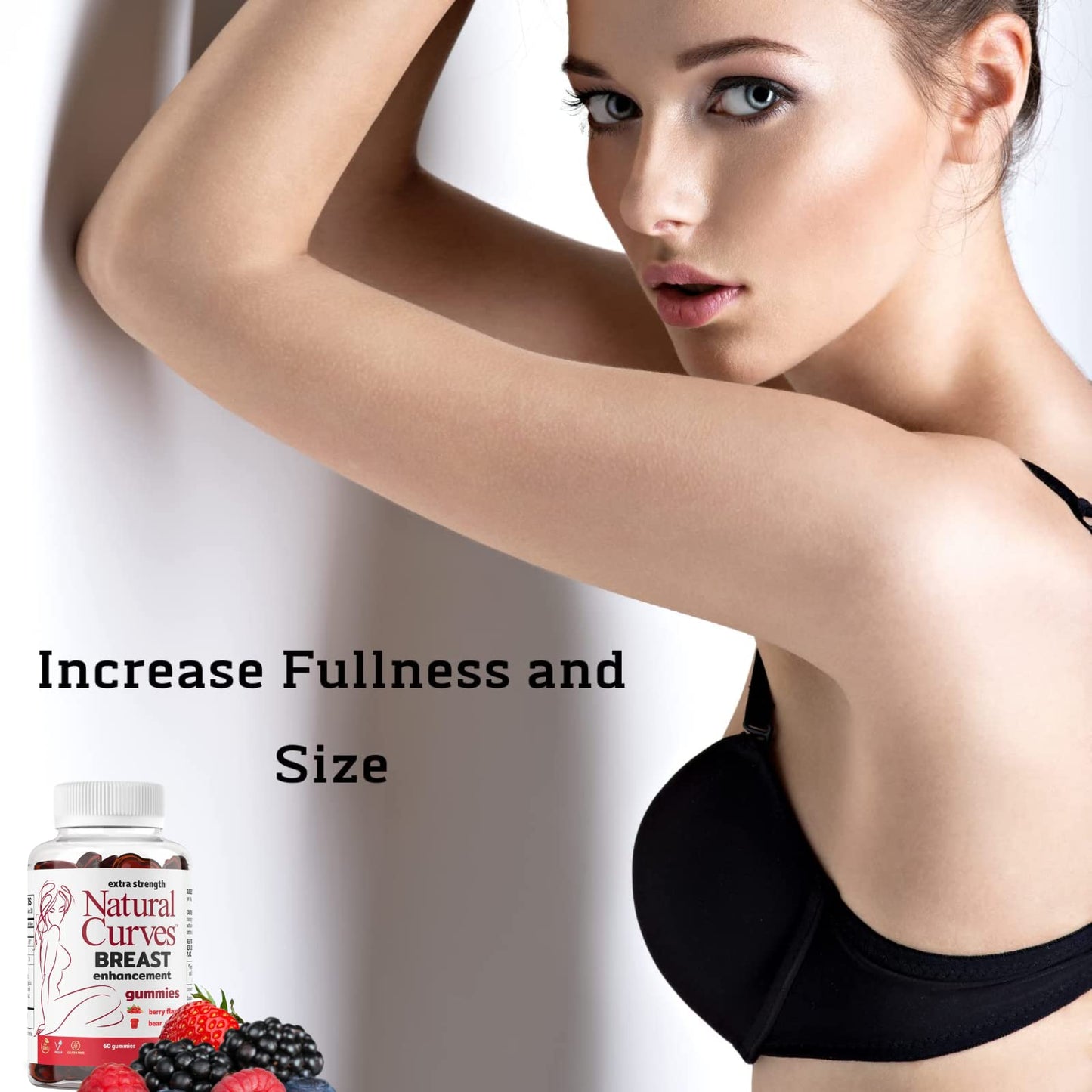 Natural Curves Breast Enhancement Gummies, 60 Count