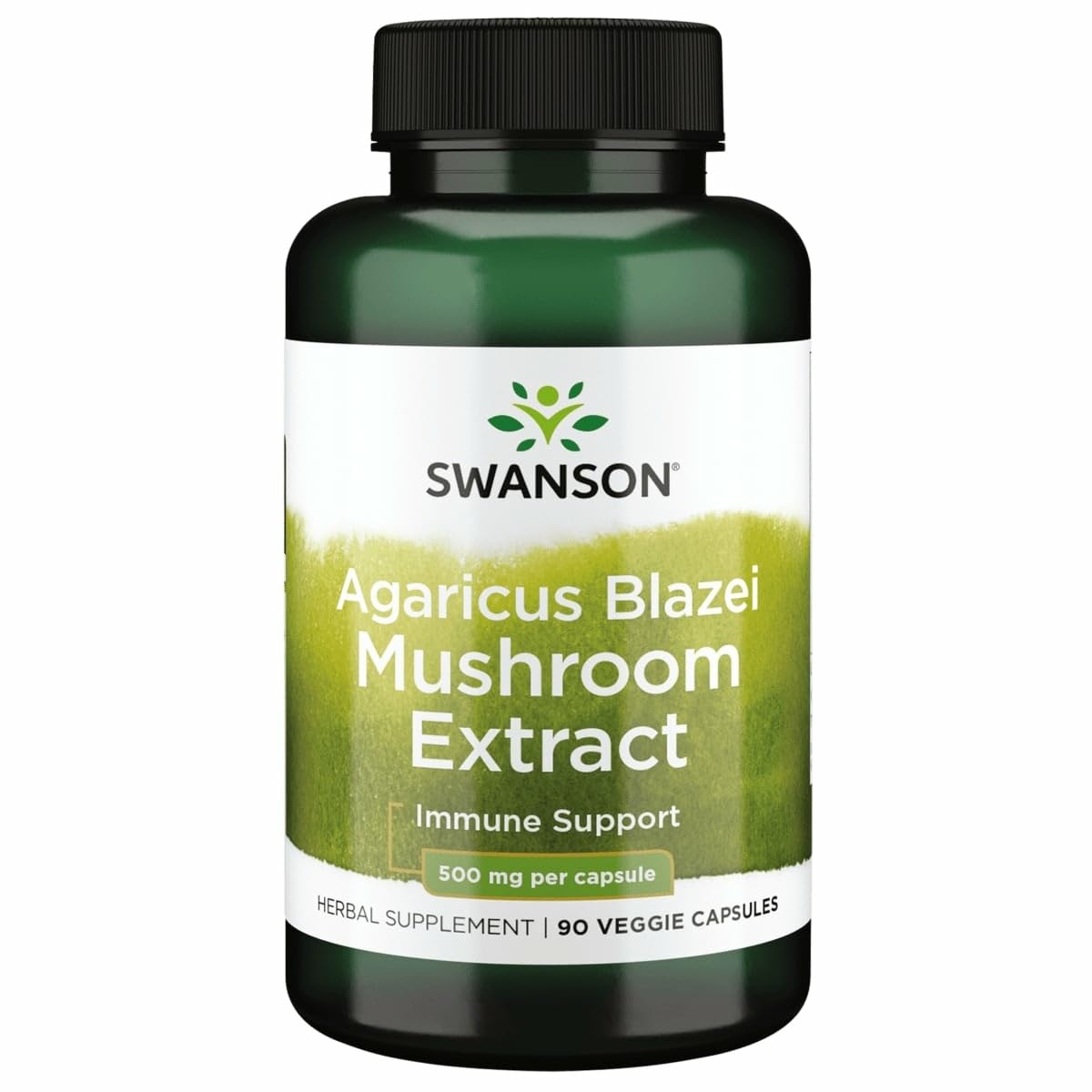 Swanson Agaricus Blazei Mushroom Extract 500 Mg Capsules 90 Count