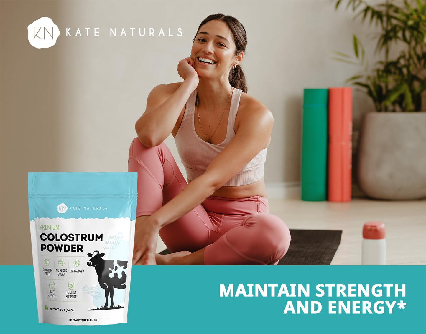 Kate Naturals Colostrum Powder Supplement 2 oz