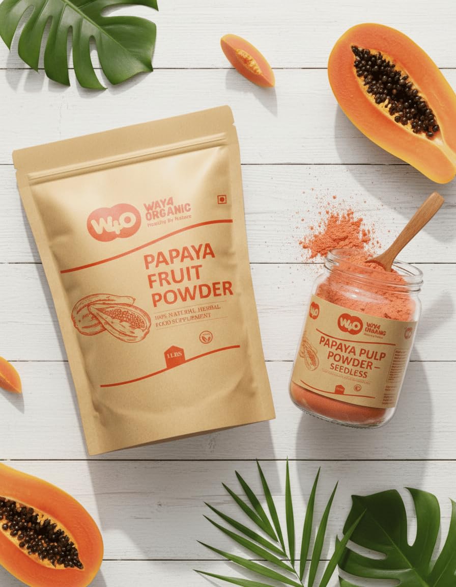 WAY 4 ORGANIC W4O Papaya Fruit Powder 32 Ounces