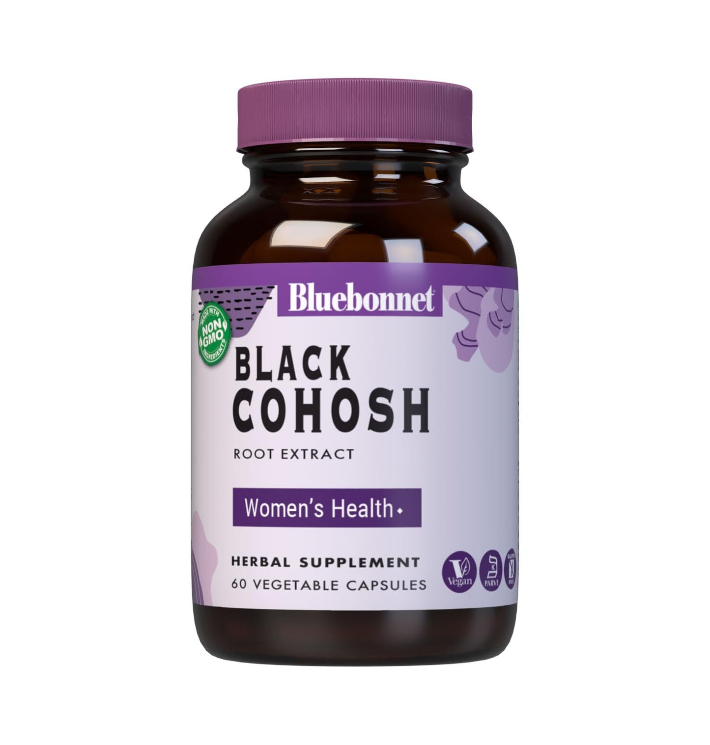 BlueBonnet Black Cohosh Root Extract Supplement Capsules 60