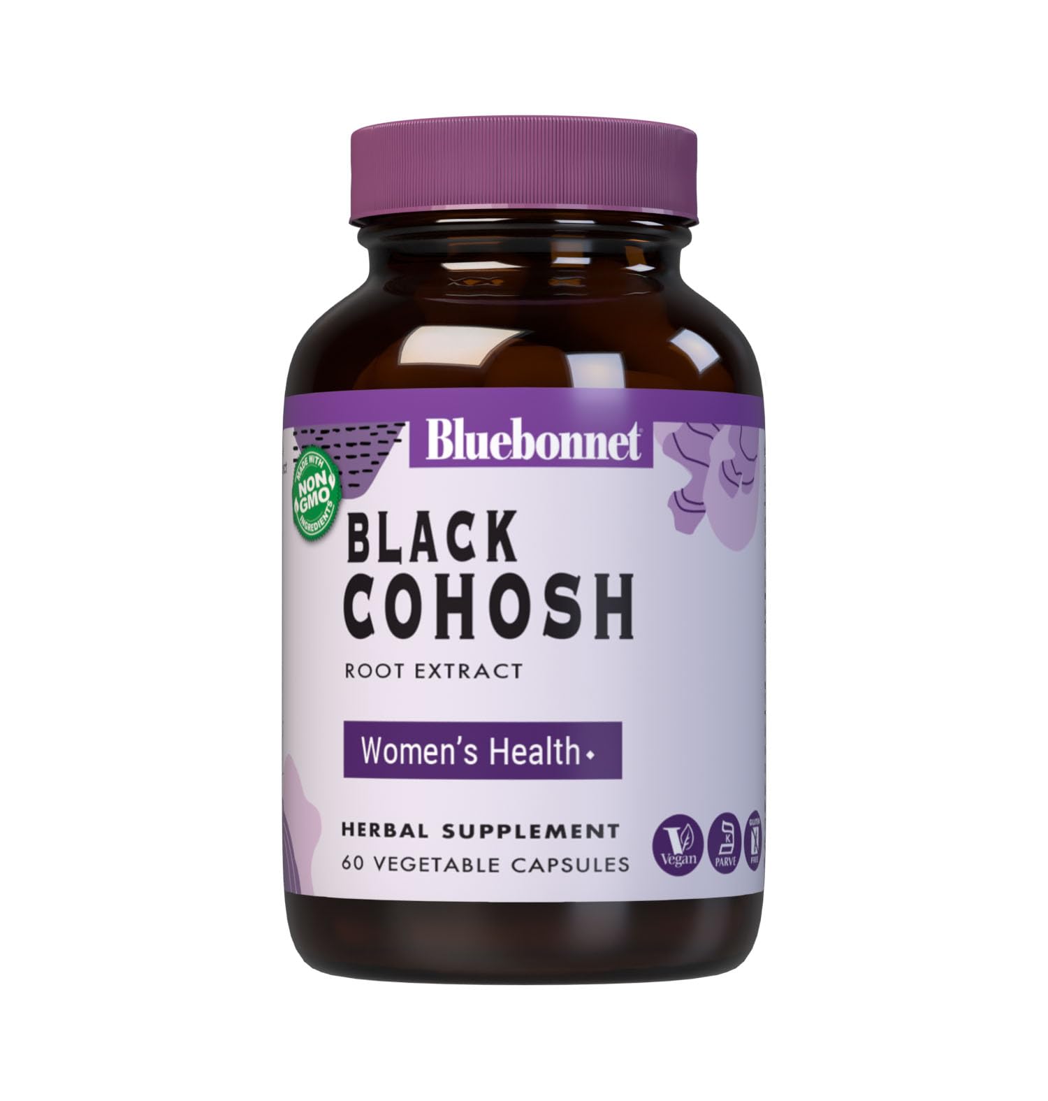 BlueBonnet Black Cohosh Root Extract Supplement Capsules 60