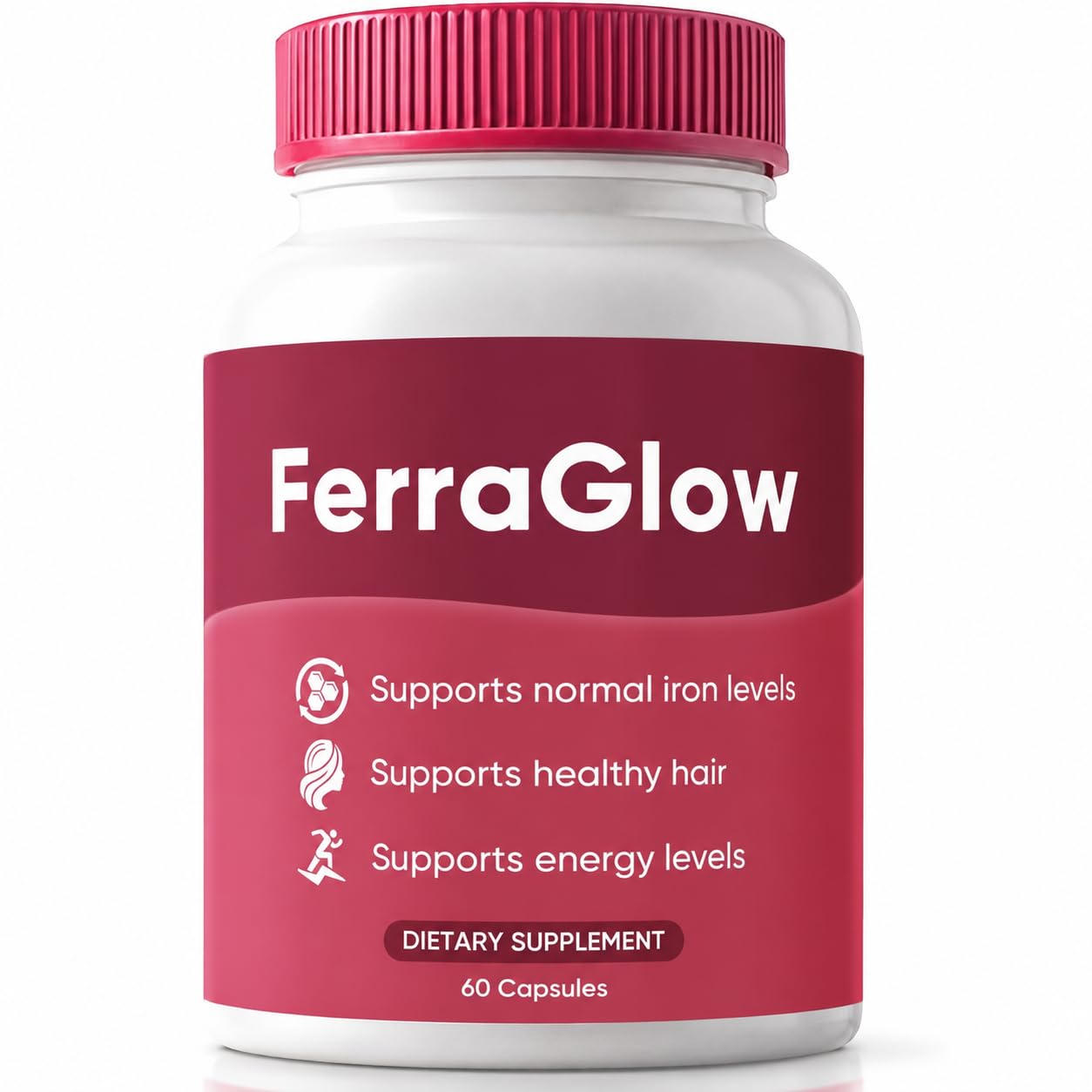 Megacephalus Ferraglow Ferritin Supplement for Women Capsules 60 Count