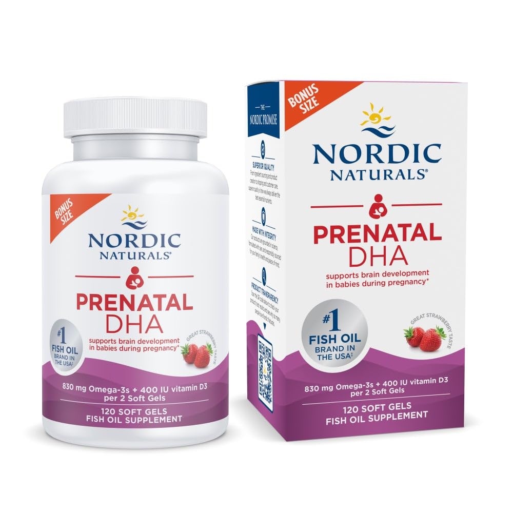 Nordic Naturals Prenatal DHA Softgels 120