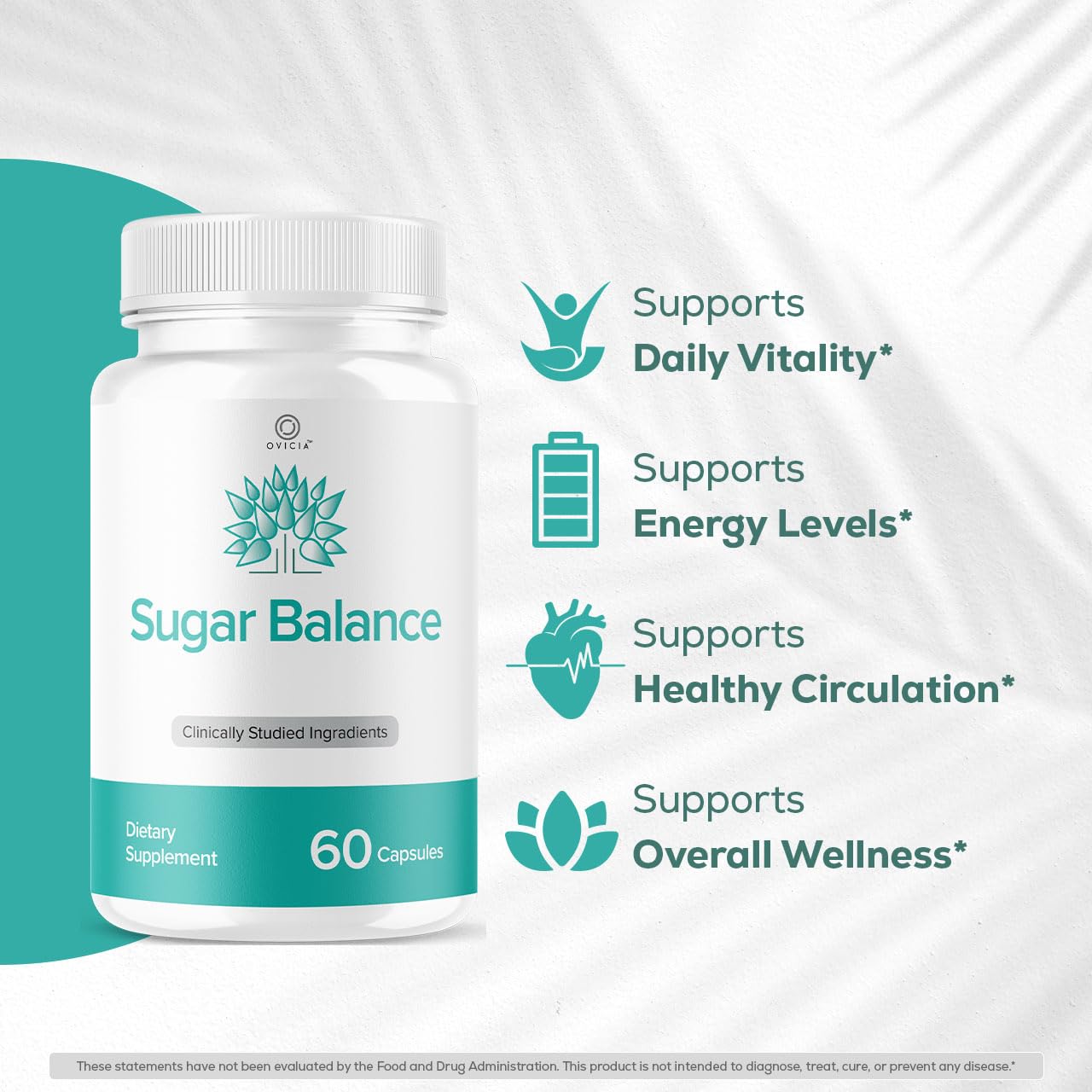 OVICIA SugarBalance Capsules 120 Capsules
