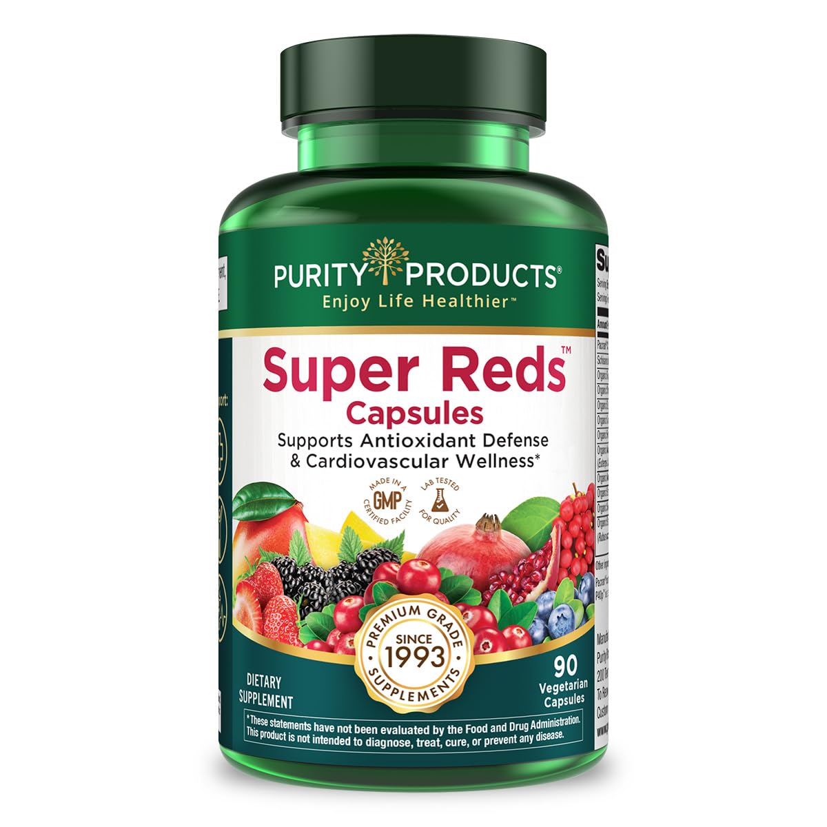Purity Products Super Reds 90 Capsules