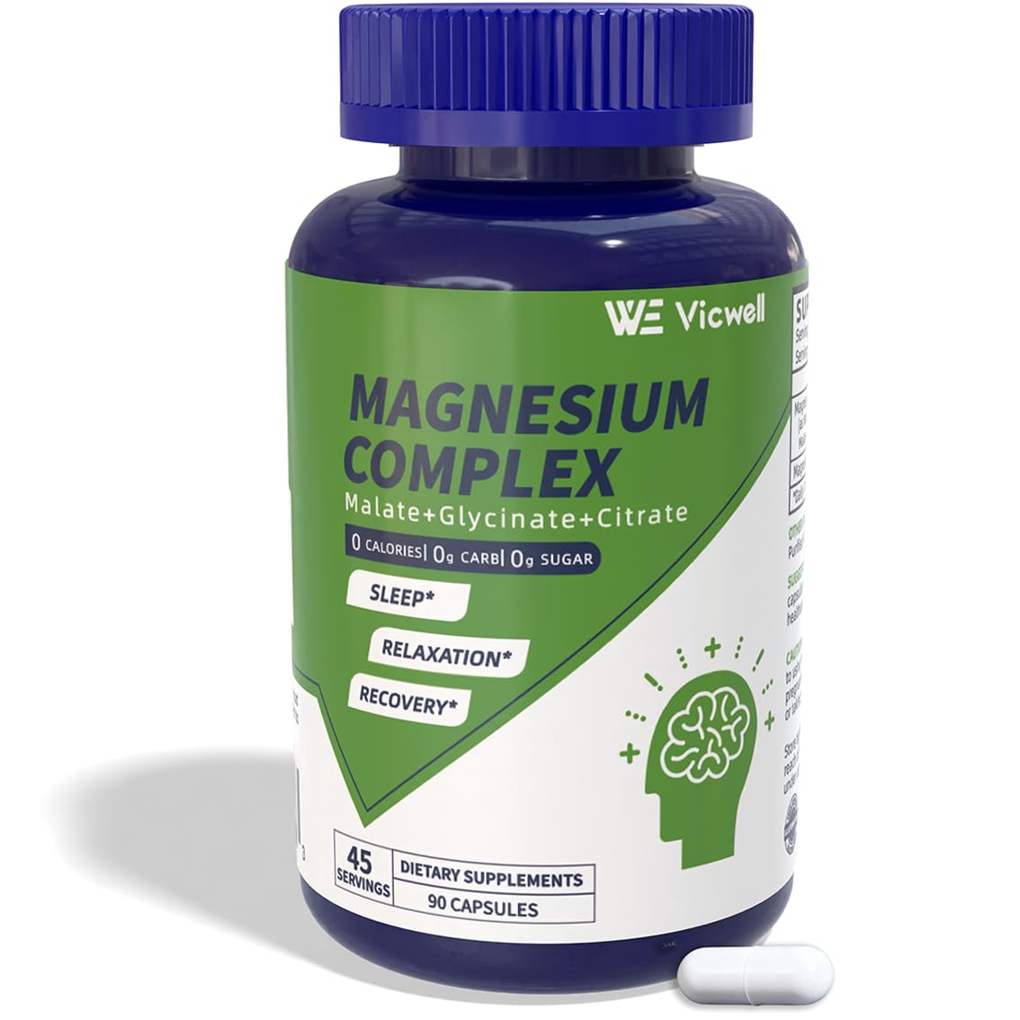 Vicwell Triple Magnesium Complex Capsules 90 Count