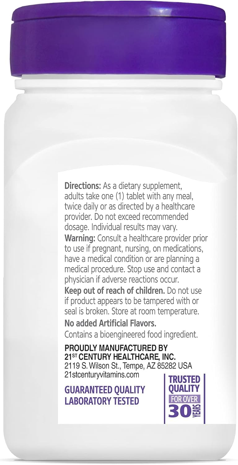 21st Century Hair, Skin and Nails Caplets, 100-count