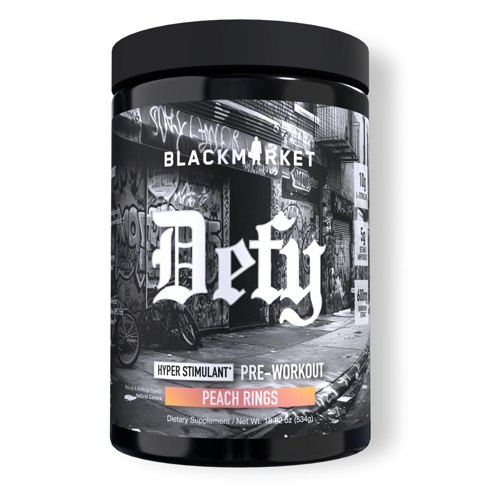 BLACKMARKET DEFY High-Stimulant Pre-Workout Powder 18