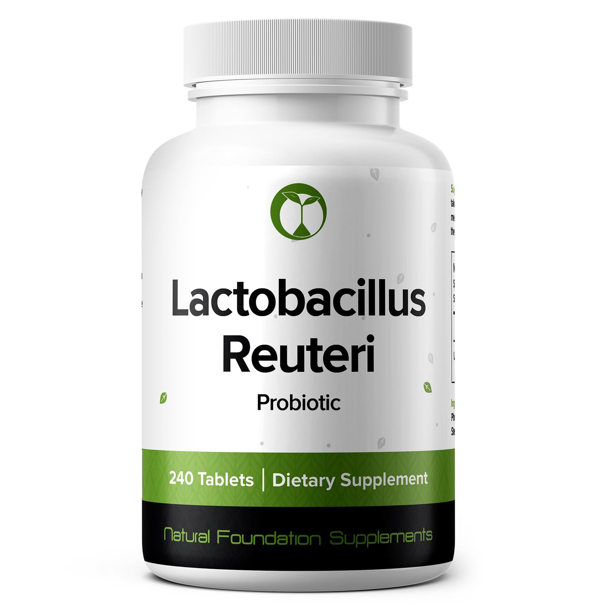 Natural Foundation Supplements Lactobacillus Reuteri Probiotic Tablet 240 Tablets