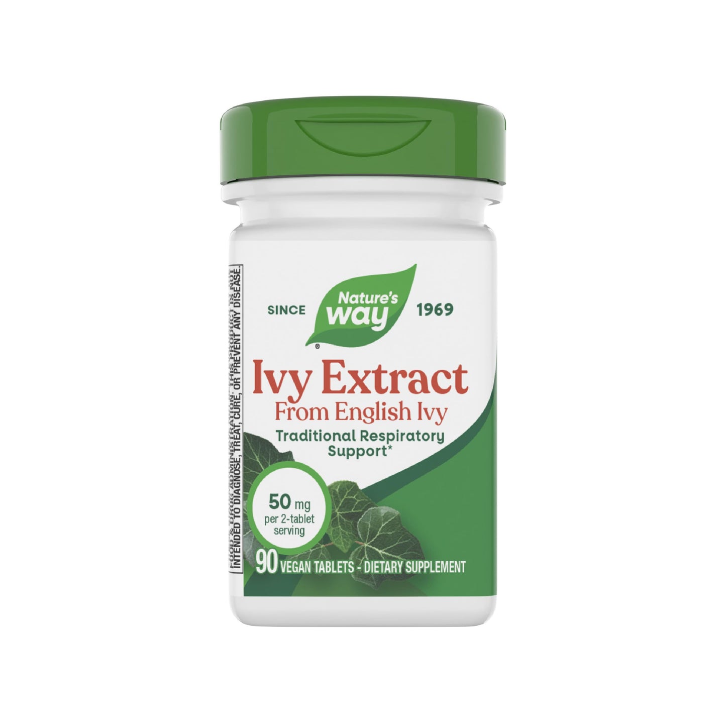 Nature's Way Ivy Extract from English Ivy Leaf Tablets, 90 Tablets