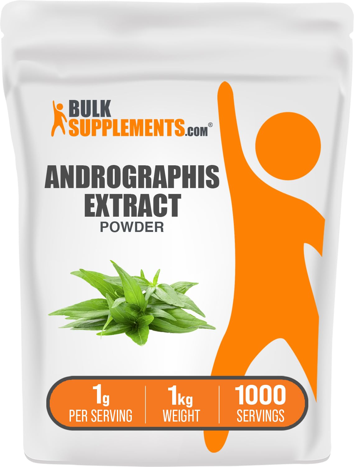 BulkSupplements Andrographis Extract Powder - Andrographis Paniculata, Herbal Supplement, Powder, 35.27 Ounce