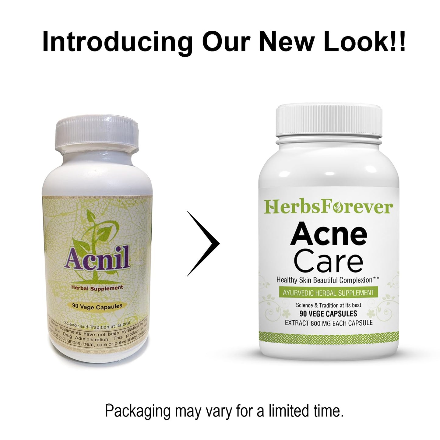 Herbsforever Acne Care ACNIL Capsules 90 Count