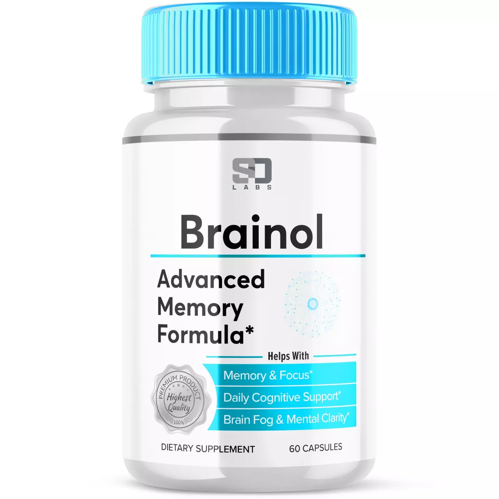 Generic Brain-ol Advanced Memory Formula Capsules 60