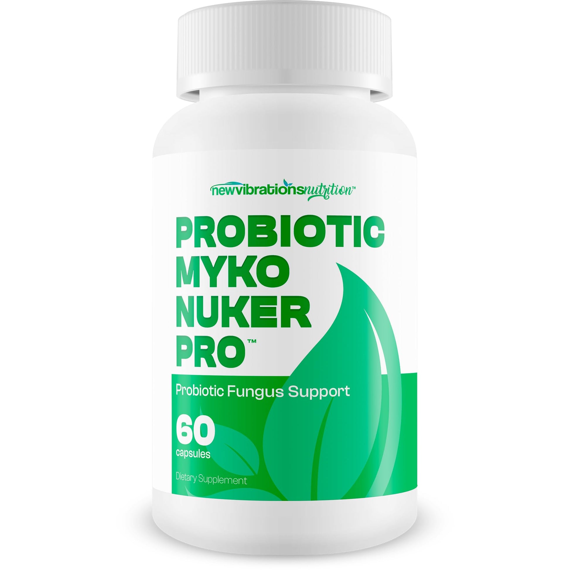 New Vibrations Nutrition Probiotic Myko Nuker Pro Capsule, 60 Count