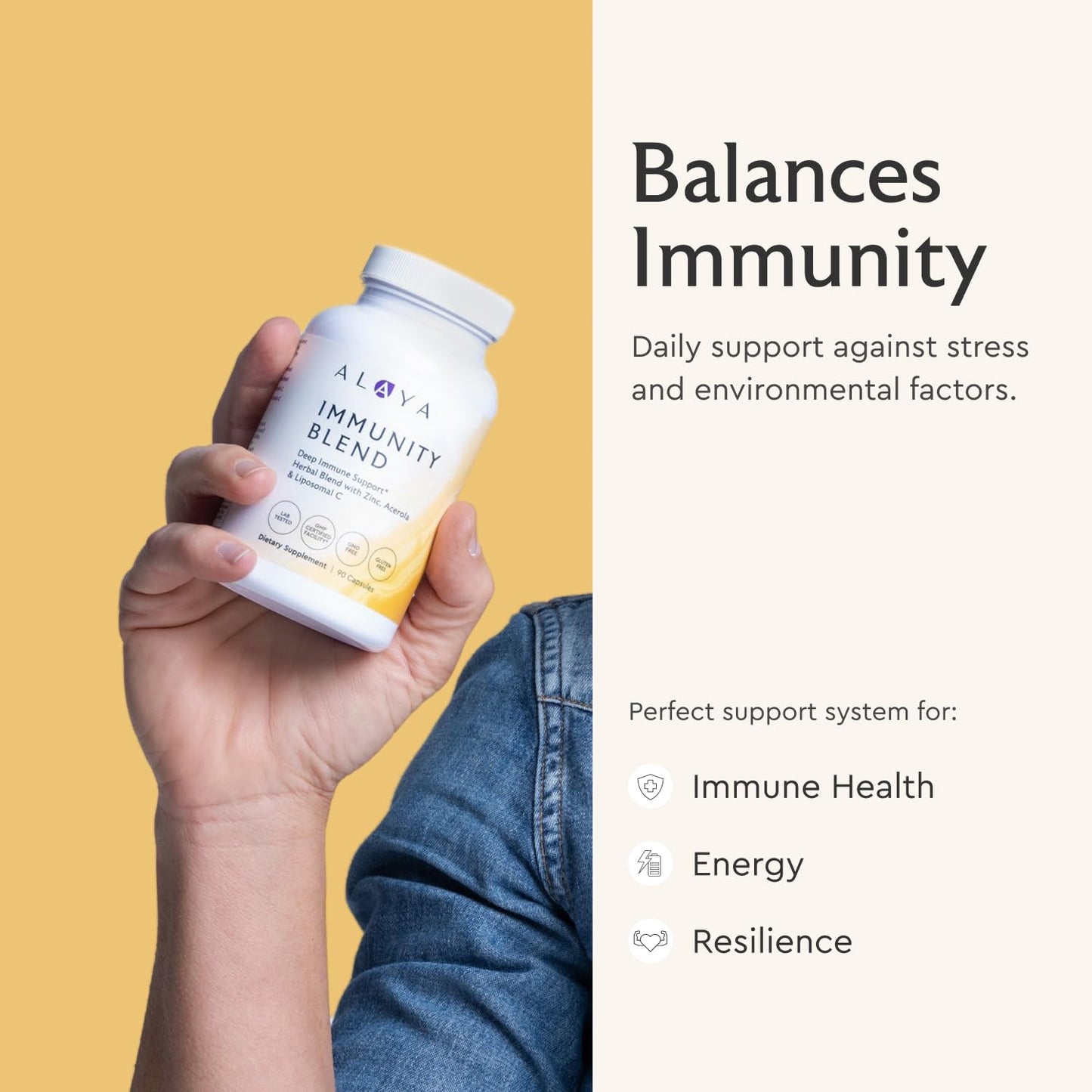 Alaya Naturals Immunity Blend 90 Capsules