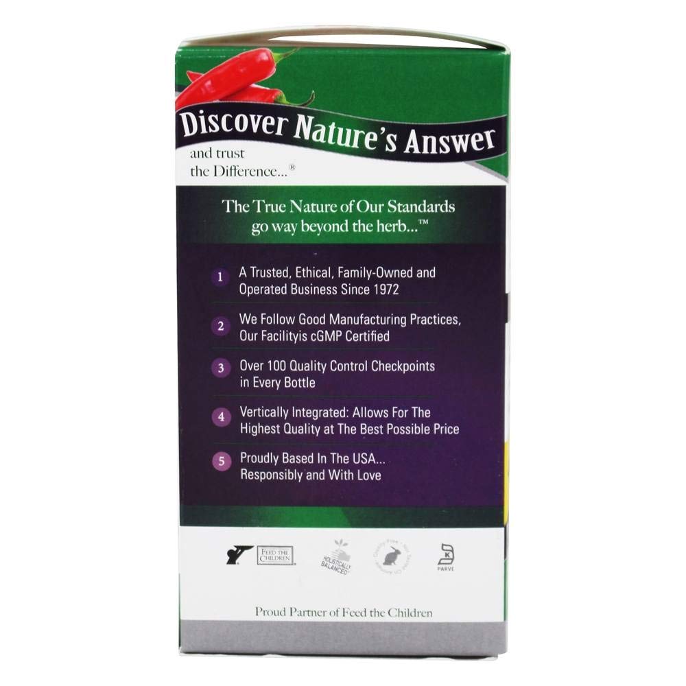 Nature's Answer Cayenne Pepper Powder Capsule 90 Count