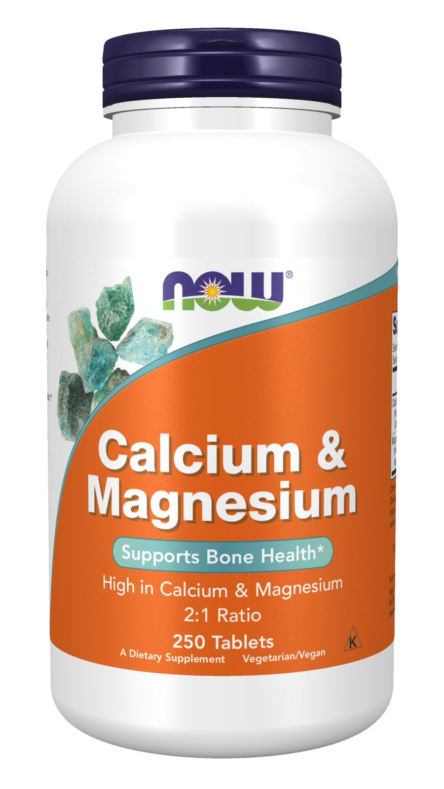 NOW Foods Calcium & Magnesium Tablets, 1 Pack