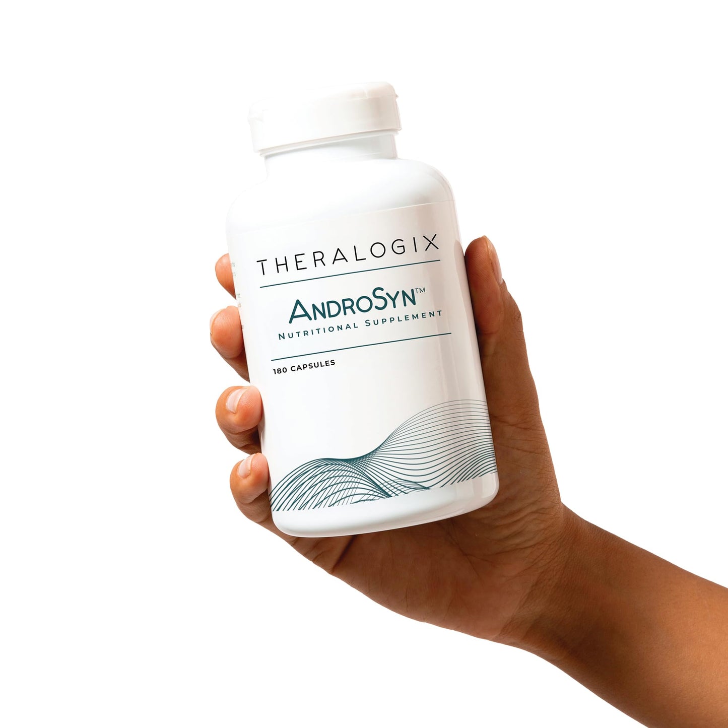 Theralogix AndroSyn Testosterone Supplement for Men with Fenugreek, Tongkat Ali, Ashwagandha, and D-Chiro-Inositol Capsule, 180 Count