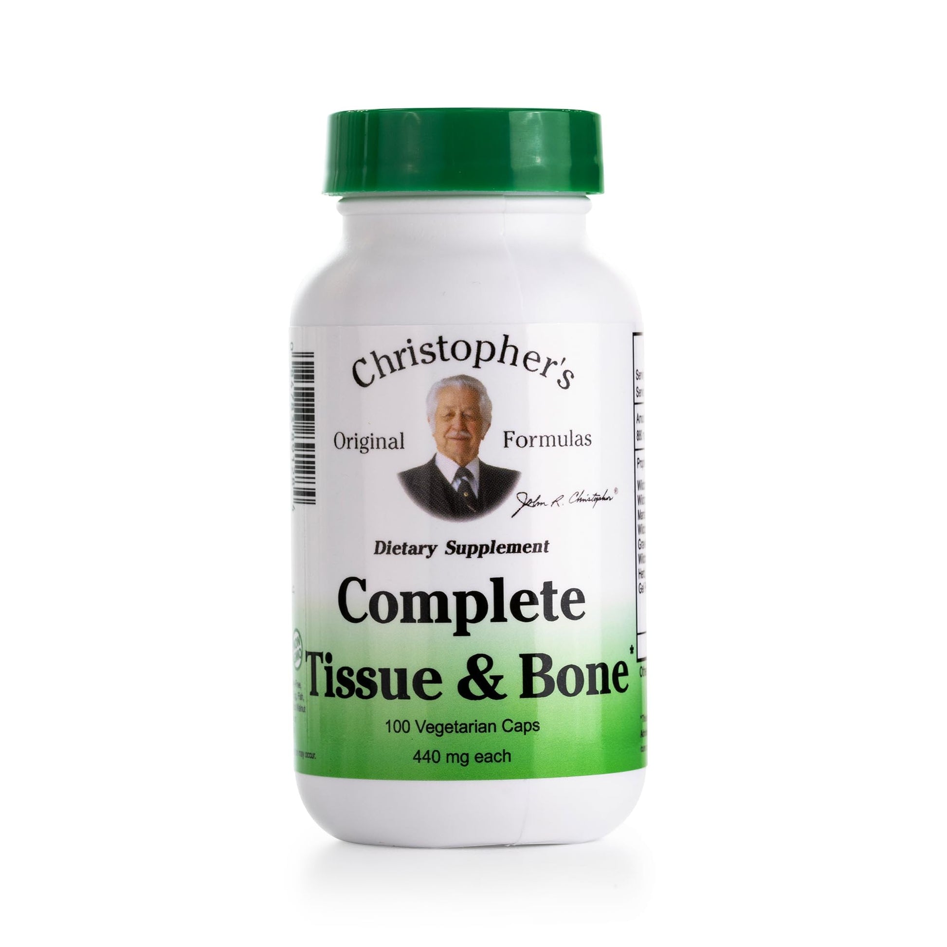 Christopher's Original Formulas Complete Tissue and Bone Formula Capsules, 100 Count