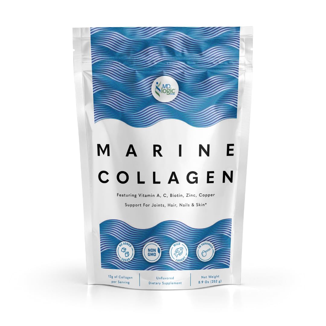 MD Logic Health Marine Collagen Powder 8.9 Ounce