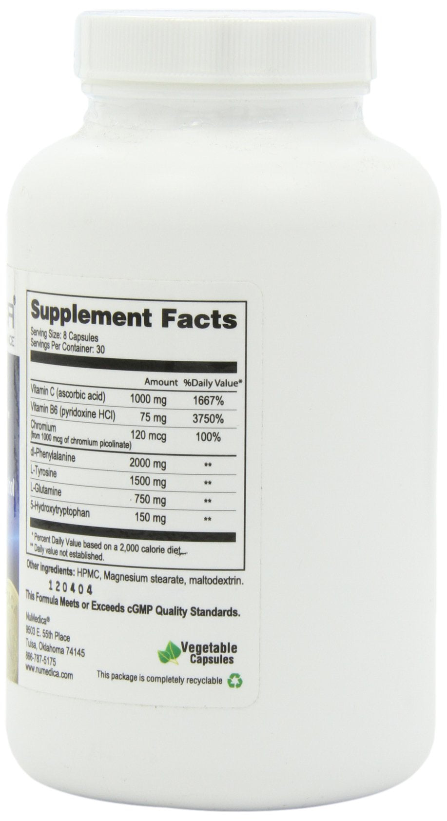NuMedica Appe-Curb Large Capsules 240