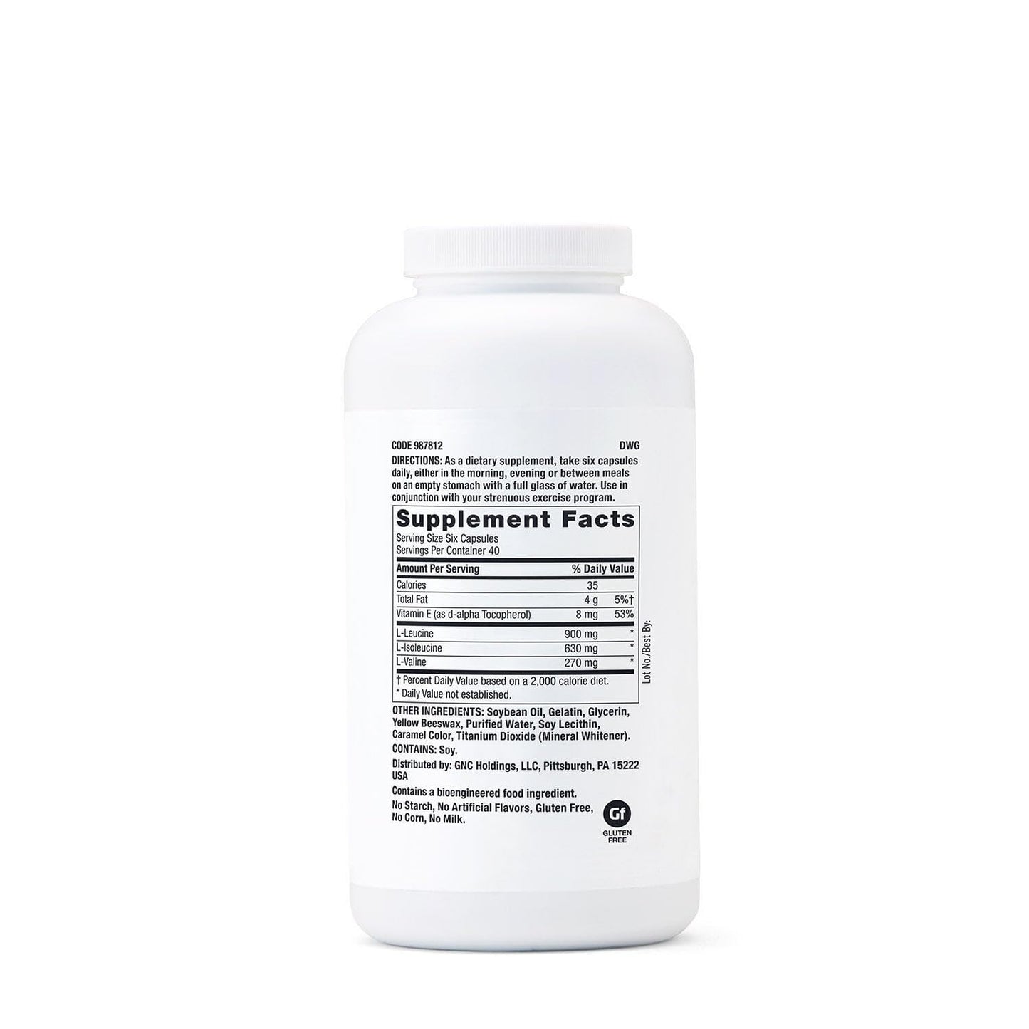 GNC Pro Performance BCAA 1.8g Capsules 240