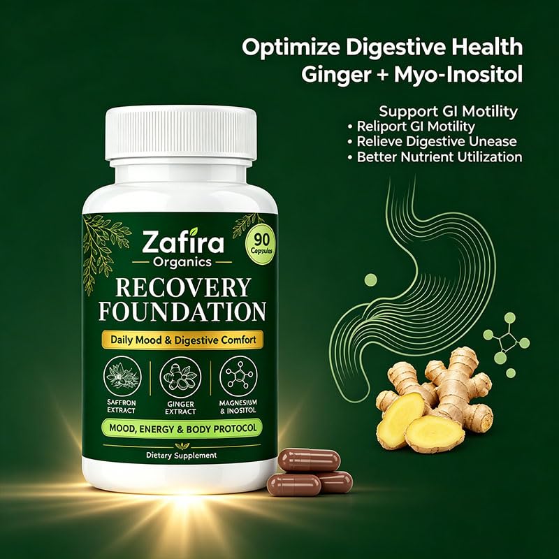 Skinclean Zafira Organics Recovery Foundation Capsule 1 Count