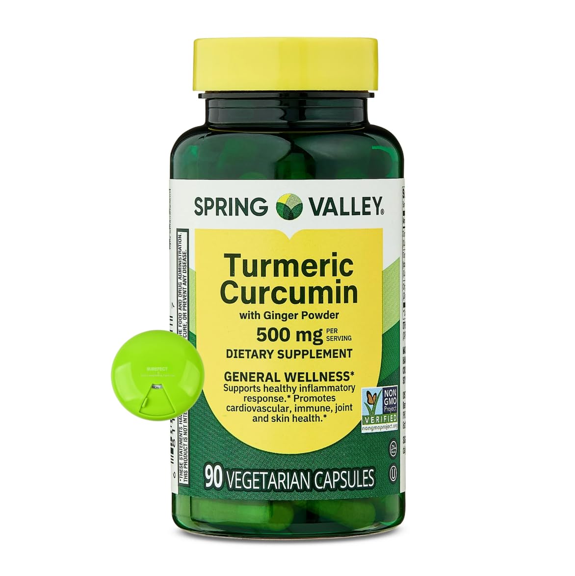 SUREFECT Spring Valley Turmeric Curcumin with Ginger 90 Capsules