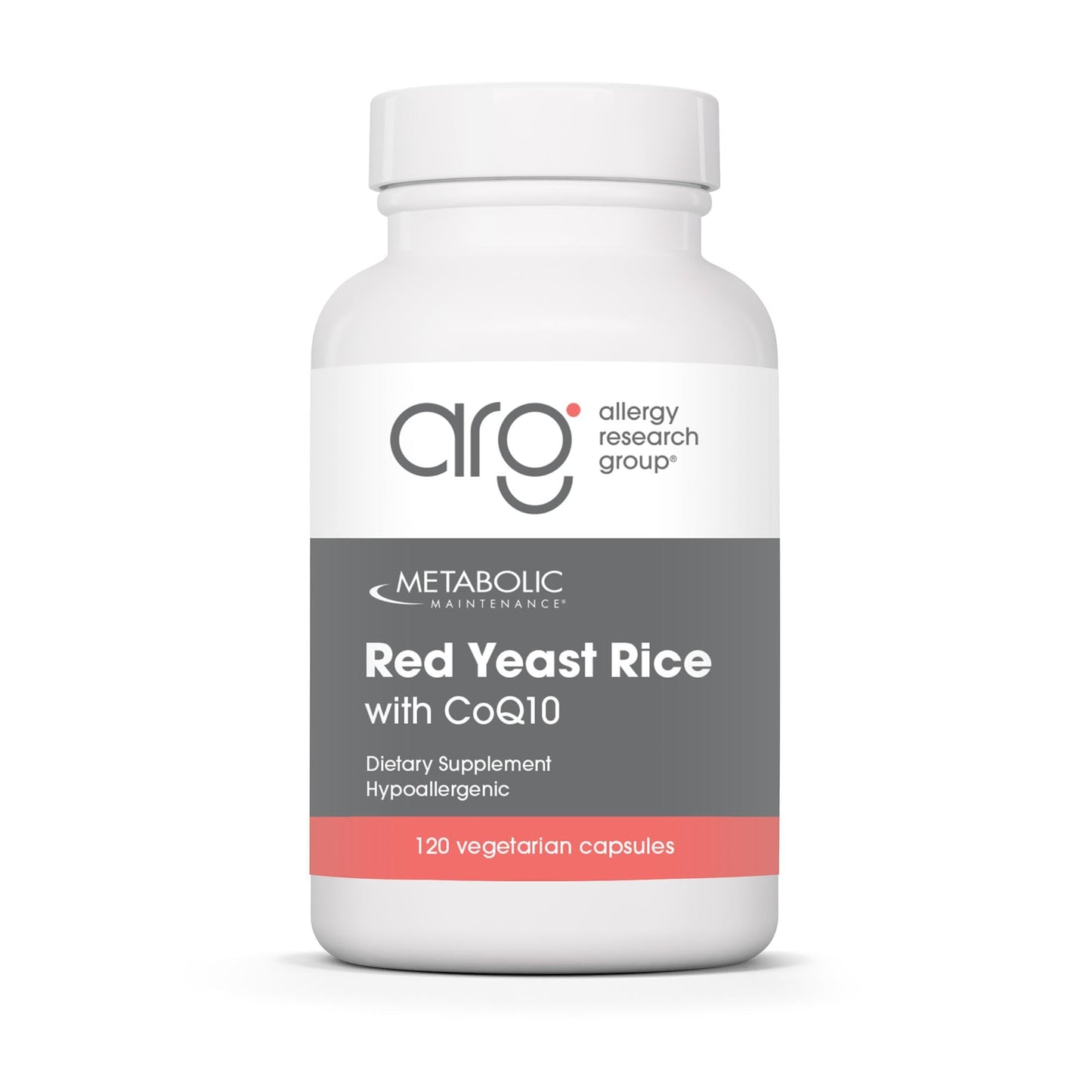 Metabolic Maintenance Red Yeast Rice with CoQ10 Capsules 120 Count