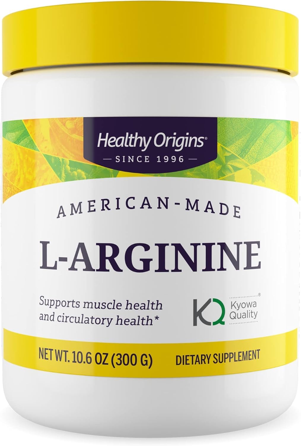 Healthy Origins L-Arginine Powder 5,000 mg per Serving, 10.6 oz, 60 Servings