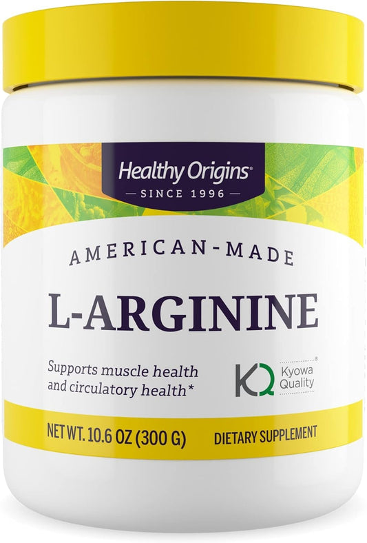 Healthy Origins L-Arginine Powder 5,000 mg per Serving, 10.6 oz, 60 Servings