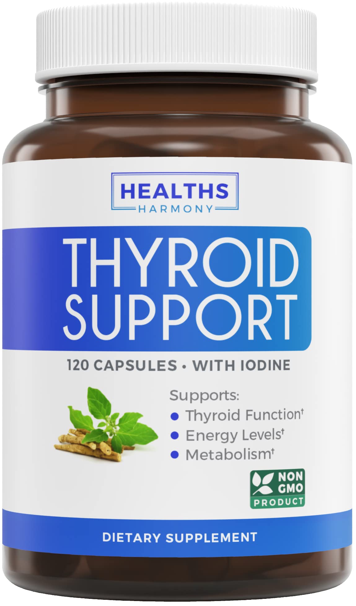 Healths Harmony Thyroid Support & Sea Moss Capsules, 60 Count