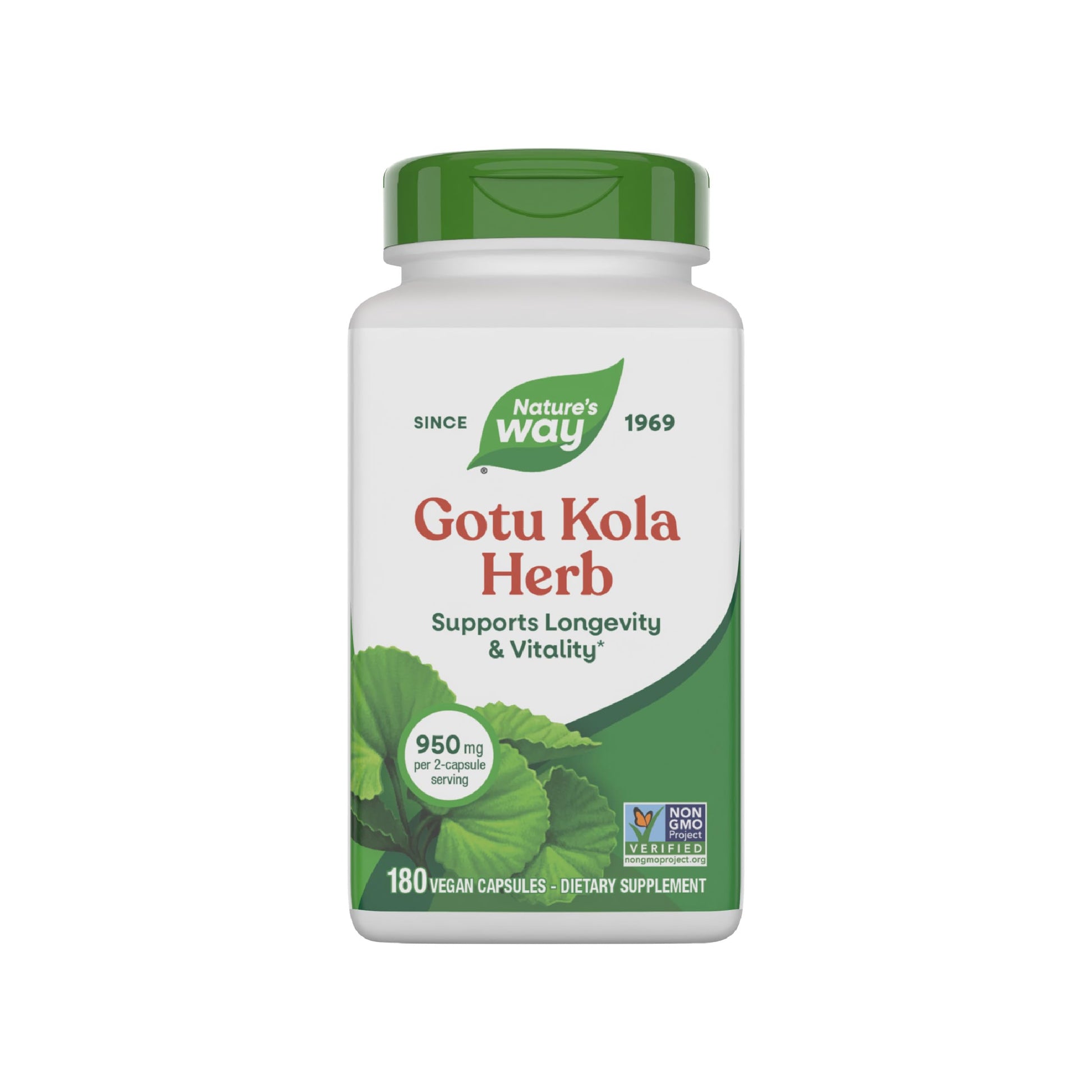 Nature's Way Gotu Kola Herb Capsule 180 Capsules