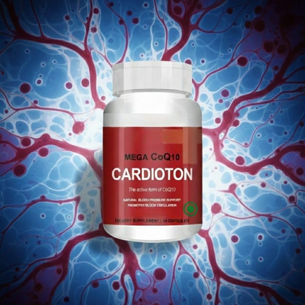 Generic Cardioton with Coenzyme Q10 & Arjuna Extract for Heart Health Capsule 60 Count
