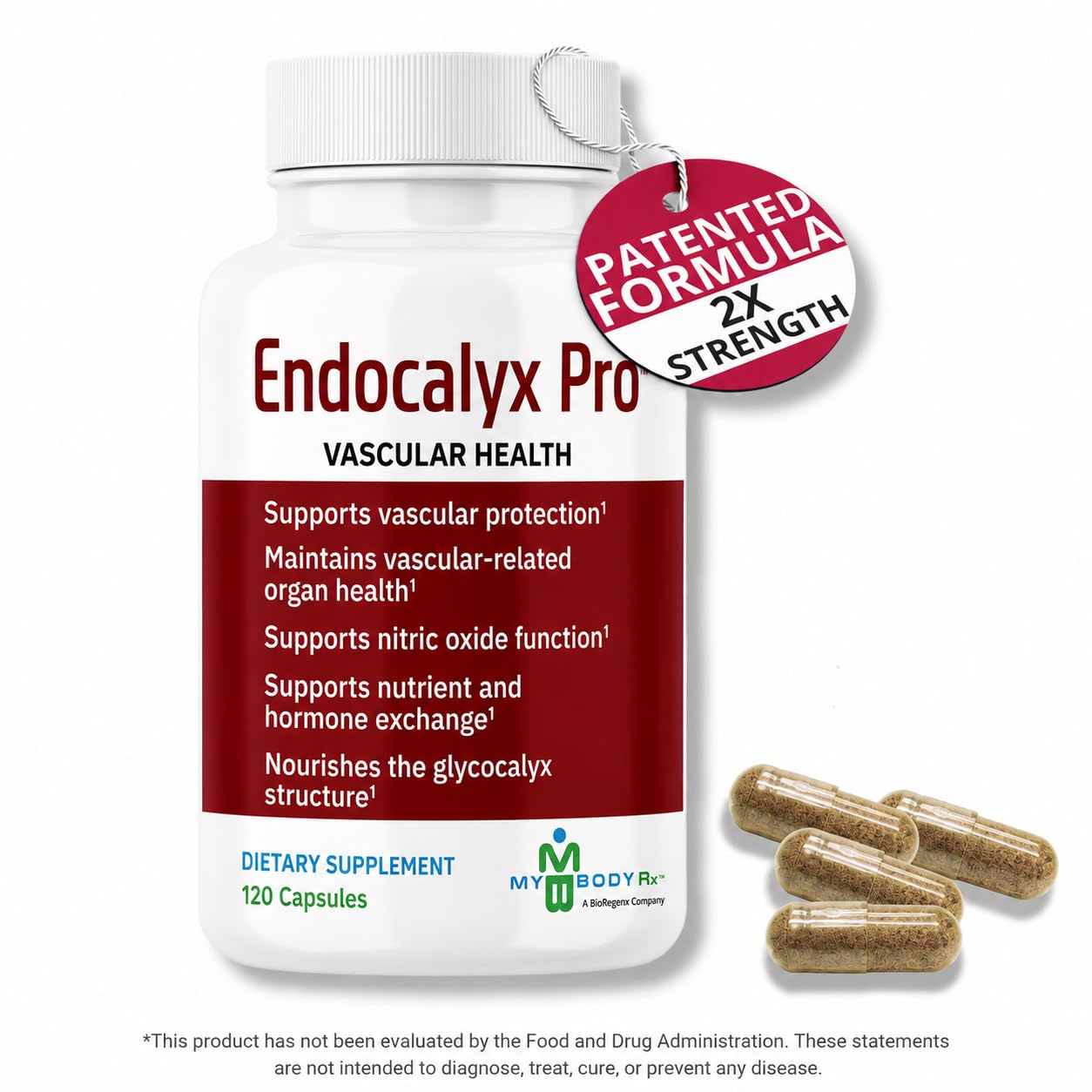 MYBODYRX Endocalyx Pro Endothelial Glycocalyx Supplement Capsule 120 Capsules