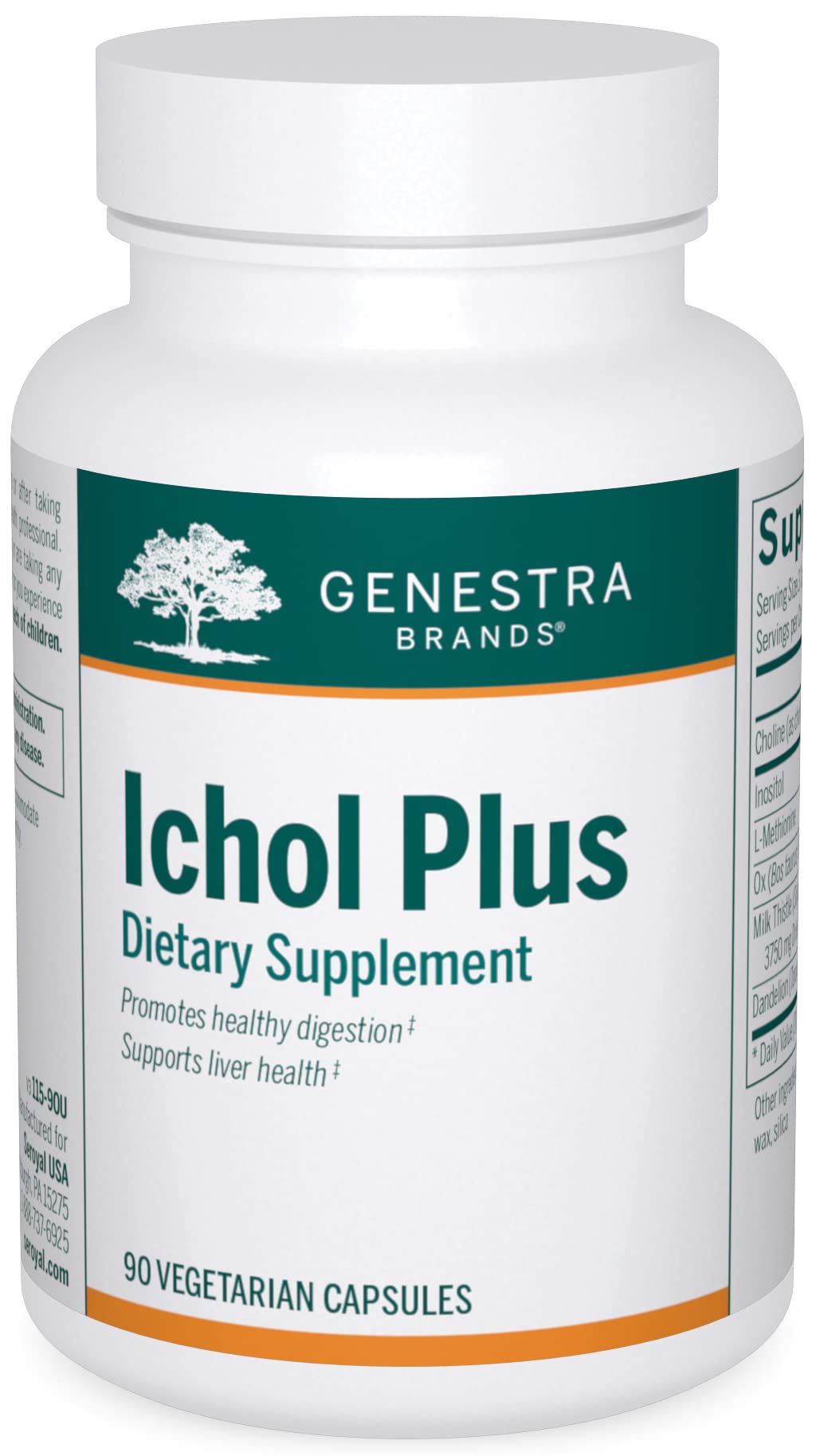 Genestra Brands Ichol Plus Digestive Supplement Capsule 90 Capsules