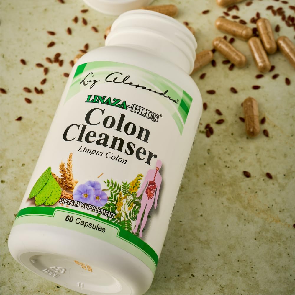 LIZ ALEXANDRA Linaza-Plus Colon Cleanser 60 Capsules