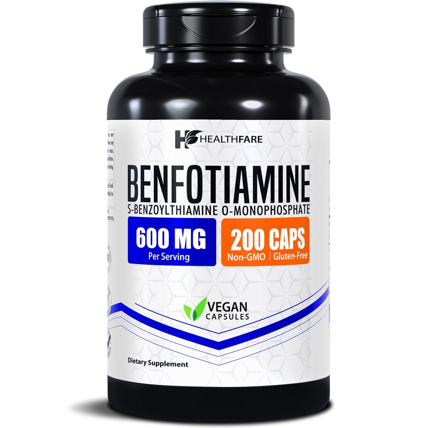 Healthfare Benfotiamine 600mg Capsule, 200 Count